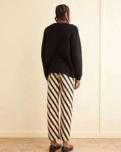 Men BODE Domino Stripe Trousers