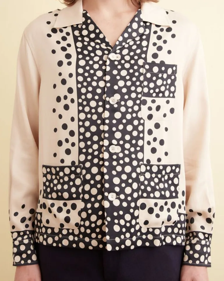 Men BODE Dotty Long Sleeve Shirt