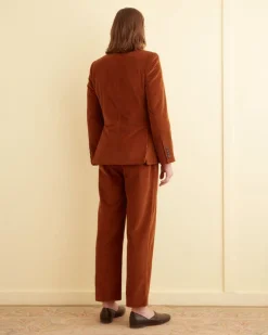 Men BODE Double-Breasted Corduroy Jacket