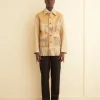 Men BODE Duo Leather Fringe Jacket