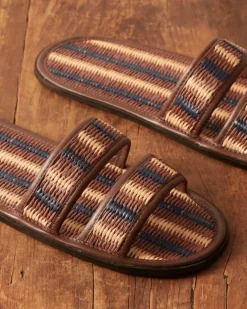 Men BODE Duotone Summer Slides - Brown/Blue