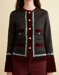 Women BODE Dusk Brocade Rice Jacket