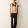 Men BODE Eastern Mosaic Short Sleeve Shirt