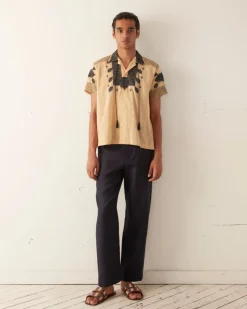 Men BODE Eastern Mosaic Short Sleeve Shirt