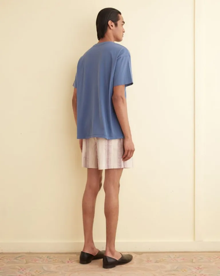 Men BODE Elderberry Flax Shorts