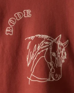 Men BODE Embroidered Pony Crewneck