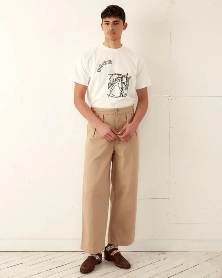Men BODE Embroidered Pony Tee