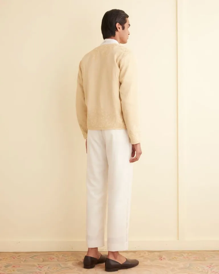Men BODE Embroidered Wisteria Liner Jacket
