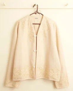 Men BODE Embroidered Wisteria Liner Jacket