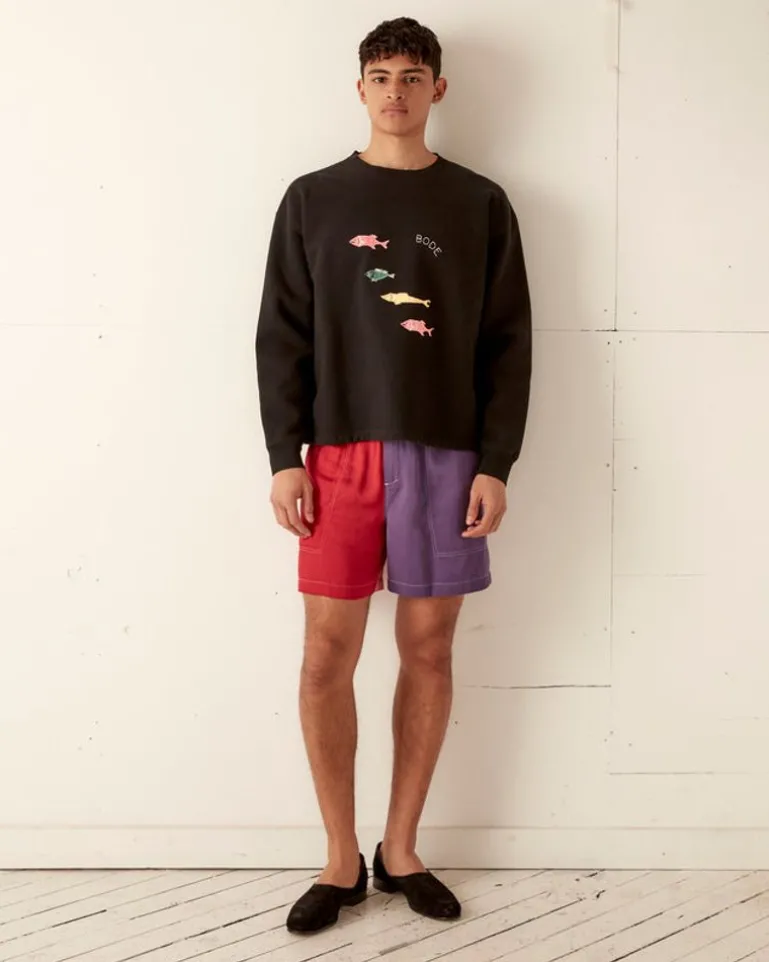 Men BODE Fish Crewneck