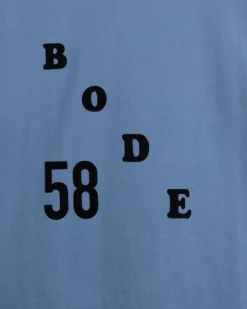 Men BODE Flocked Tee - Blue