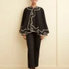 Women BODE Floral Cording Cape