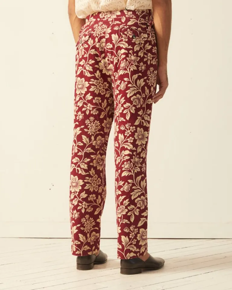 Men BODE Floral Corduroy Trousers
