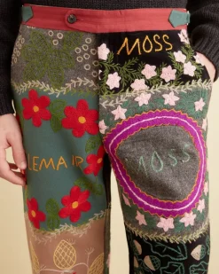 Men BODE Floral Genus Trousers