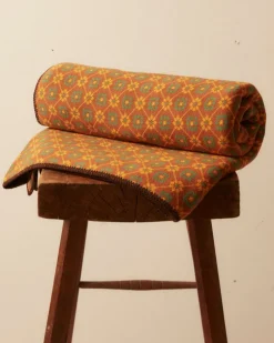 BODE Floral Jacquard Throw - Brown