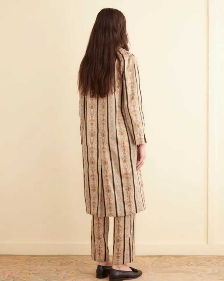 Women BODE Floret Brocade Coat