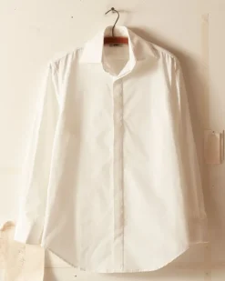 Men BODE Fly Front Tuxedo Shirt