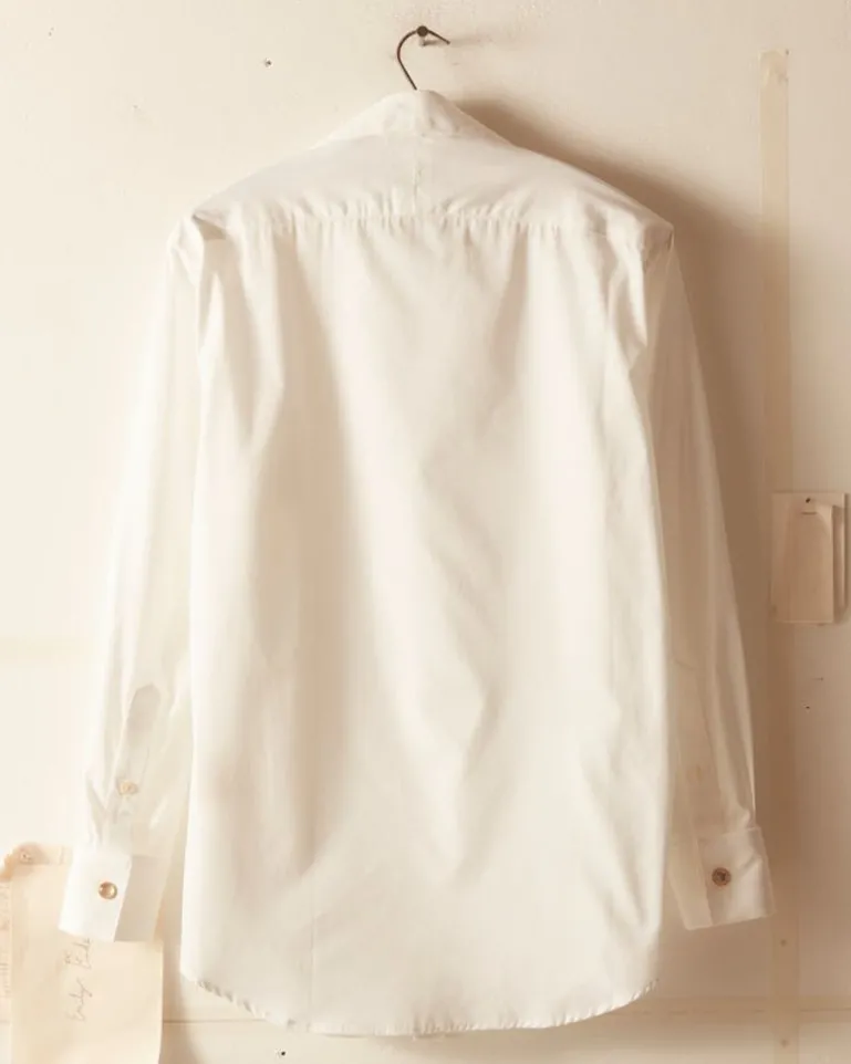 Men BODE Fly Front Tuxedo Shirt