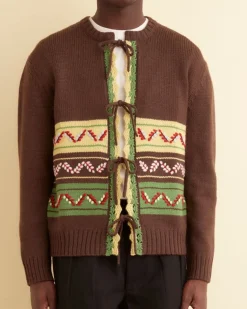 Men BODE Foliage Cardigan