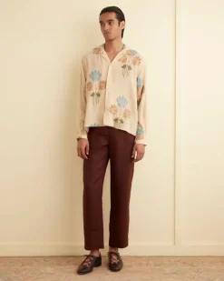 Men BODE Full Bloom Long Sleeve Shirt