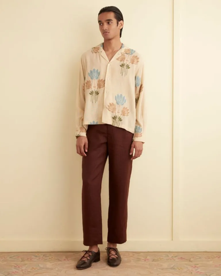 Men BODE Full Bloom Long Sleeve Shirt