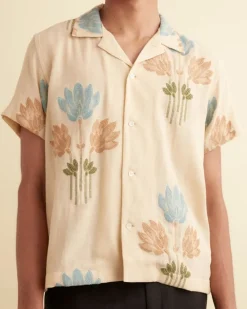Men BODE Full Bloom Short Sleeve Shirt
