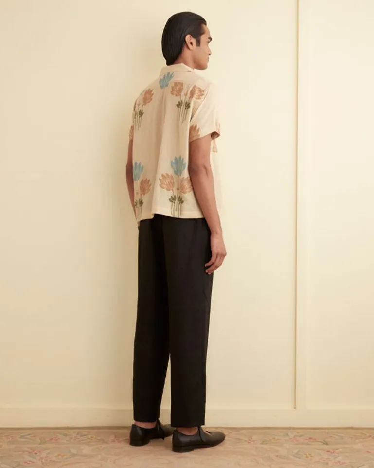 Men BODE Full Bloom Short Sleeve Shirt