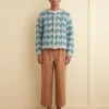 Men BODE Garden Cardigan - Blue Multi