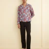 Men BODE Geo Poppy Long Sleeve Shirt