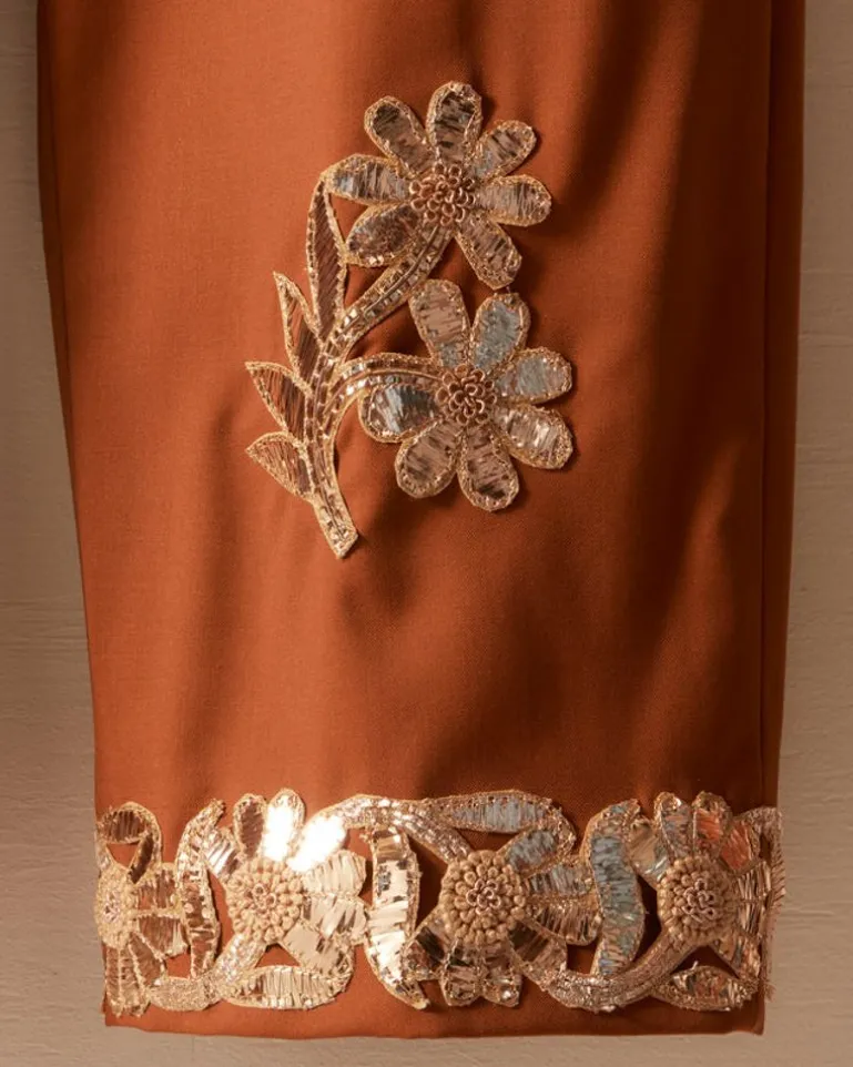 Men BODE Gilded Floral Suiting Trouser