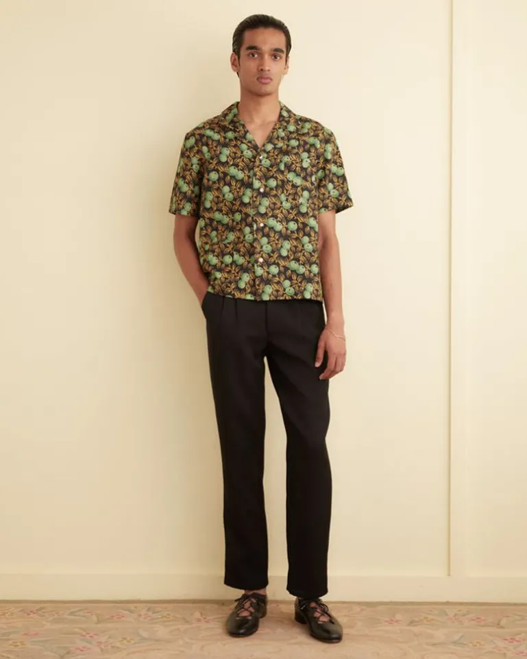 Men BODE Gooseberry Short Sleeve Shirt