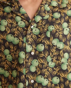 Men BODE Gooseberry Short Sleeve Shirt