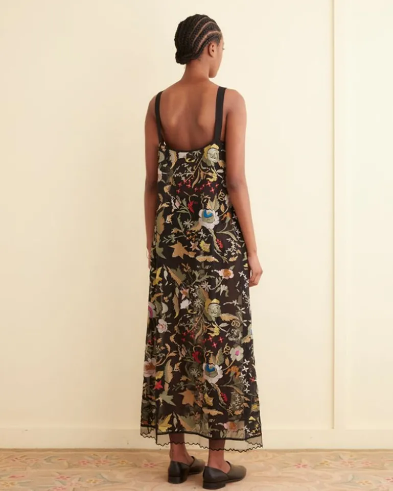Women BODE Heirloom Floral Gown