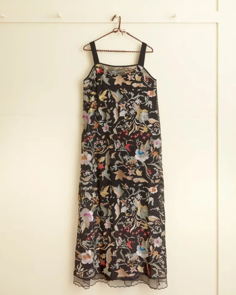 Women BODE Heirloom Floral Gown