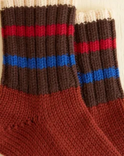 Men BODE Herrington Stripe Socks