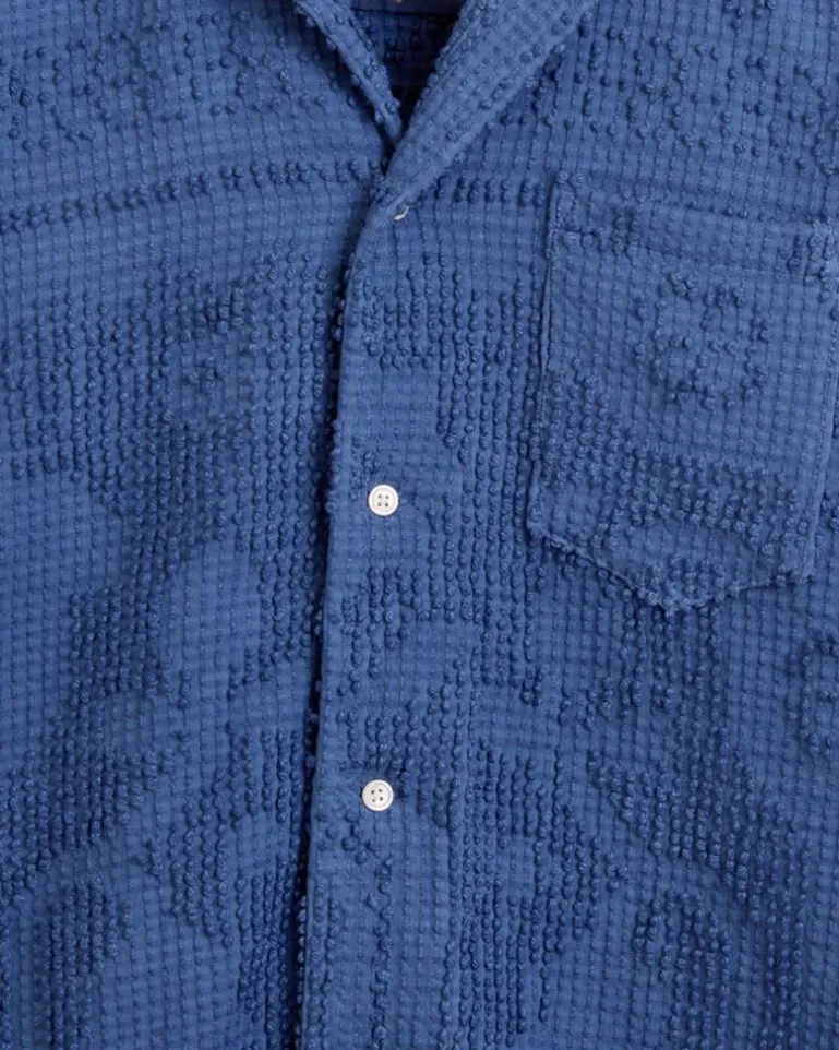Men BODE Highbush Berry Short Sleeve Shirt
