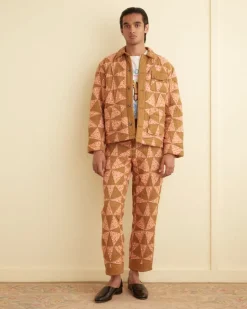 Men BODE Kaleidoscope Quilt Jacket