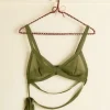 Women BODE Knit Bra - Apple