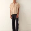 Men BODE Knot Grid Short Sleeve Shirt