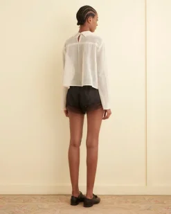 Women BODE Lace Tap Shorts