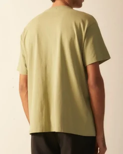 Men BODE Leafwing Pocket Tee - Mint