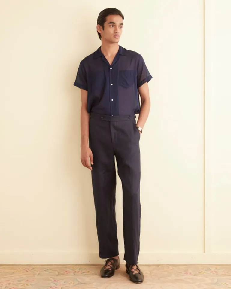 Men BODE Linen Suiting Trousers