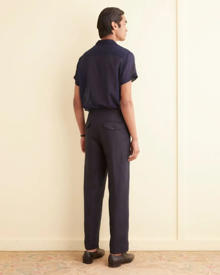 Men BODE Linen Suiting Trousers