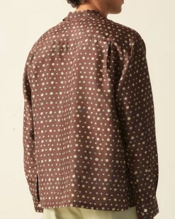 Men BODE Lobelia Long Sleeve Shirt