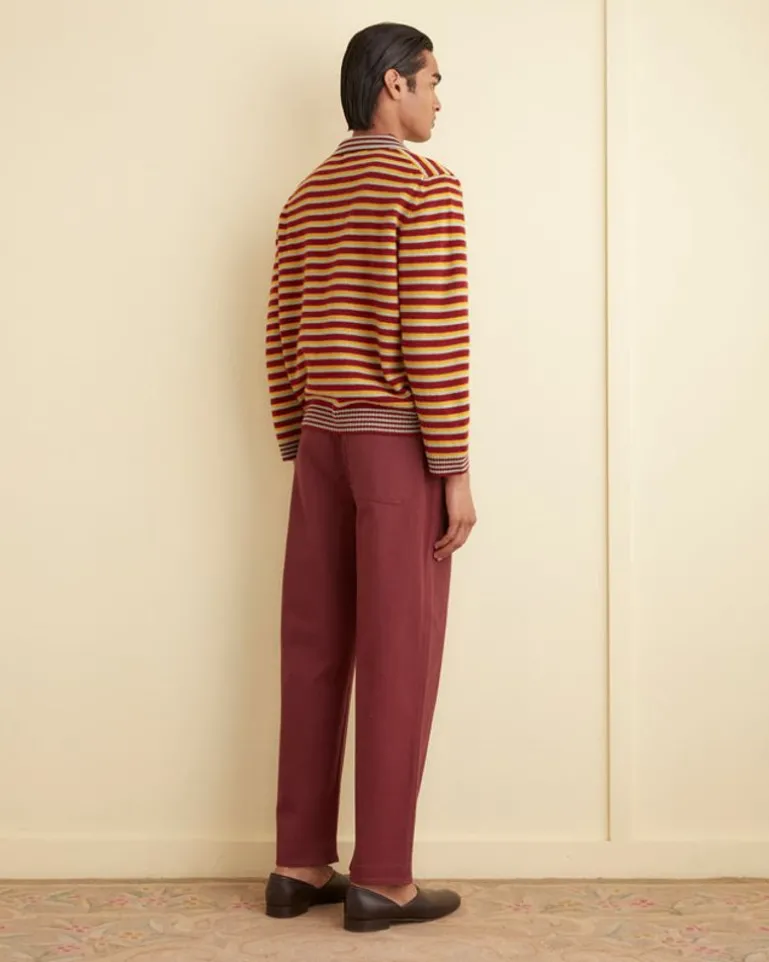 Men BODE Ludlow Stripe Sweater