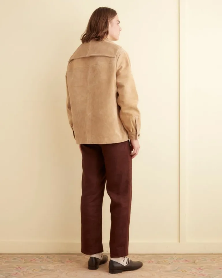 Men BODE Mariners Suede Jacket