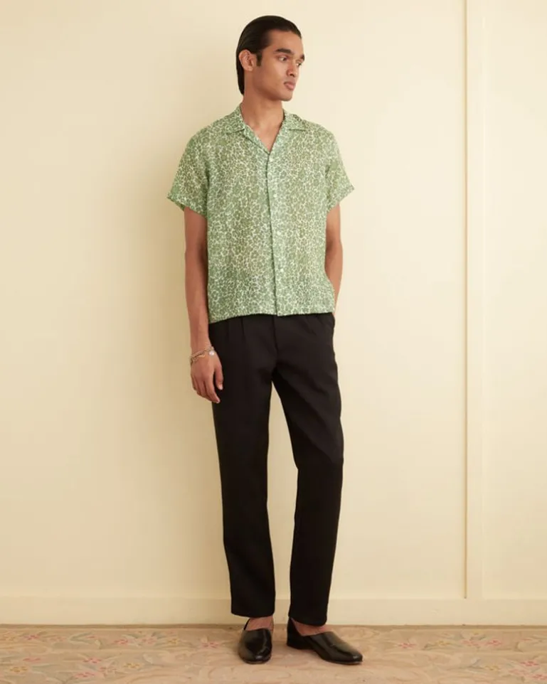 Men BODE Meadow Short Sleeve Shirt