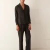 Men BODE Micro Tie Long Sleeve Shirt - Black