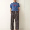 Men BODE Midnight Grid Pajama Pant