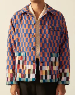 Men BODE Mini Patchwork Workwear Jacket
